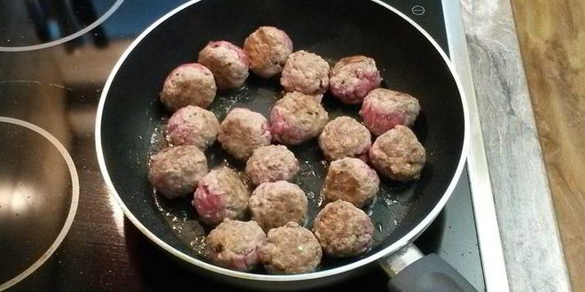 Рецепт тарта с мясными фрикадельками