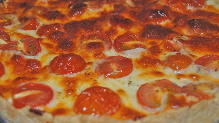 Рецепт тарта с помидорами и сыром