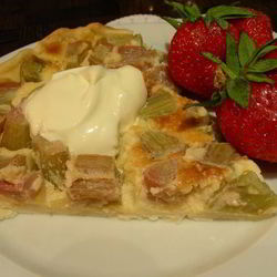 Рецепт Тарта с ревенем