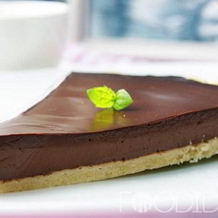 Рецепт Тарта с шоколадной начинкой