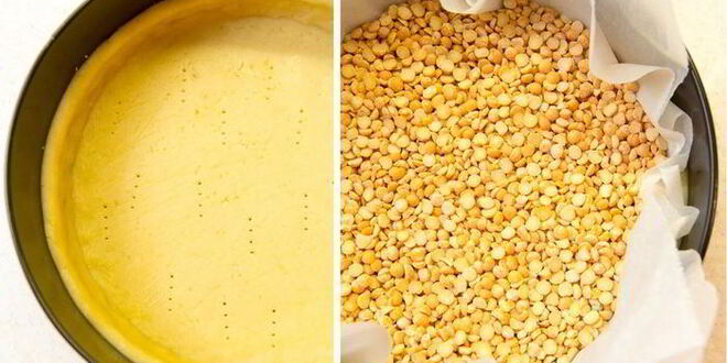 Рецепт тарта с ванильной грушей и заварным кремом под шапочкой из мереги