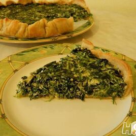 Рецепт Тарта со шпинатом и рикоттой