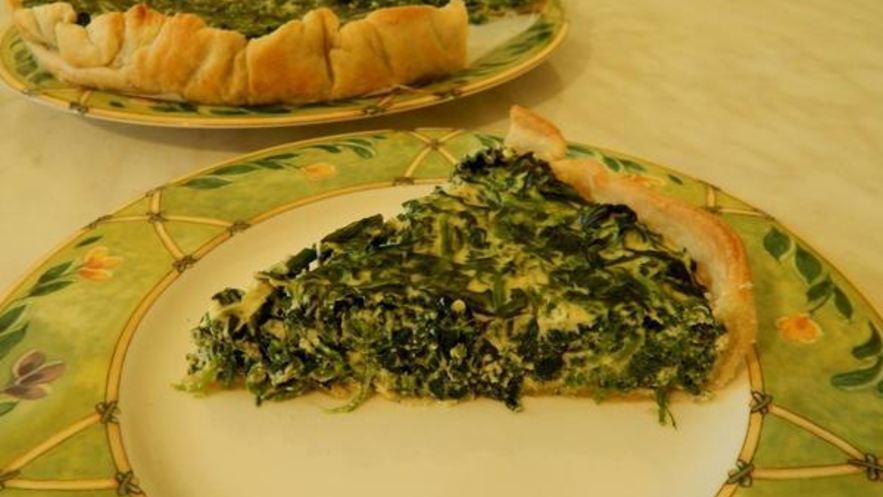 Рецепт тарта со шпинатом и рикоттой