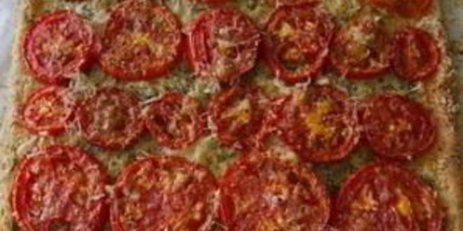 Рецепт тарта три сыра с помидорами