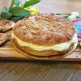 Рецепт Тарта Тропезьен с творожным кремом