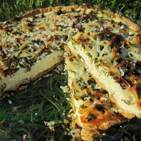 Рецепт Тарта Творожного с зеленью