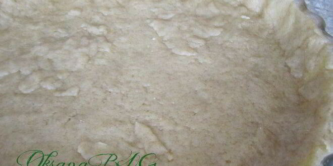 Рецепт тарта творожного с зеленью