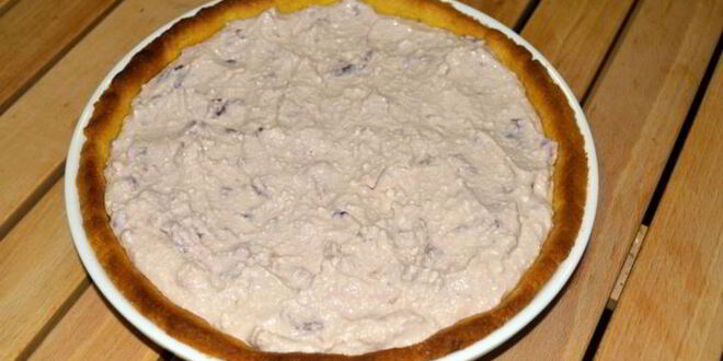 Рецепт творожно-вишневого тарт