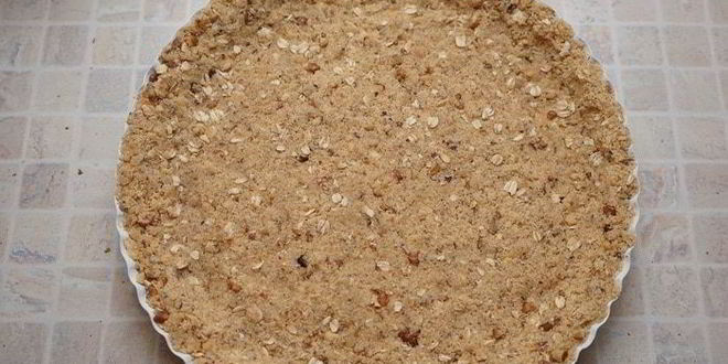 Рецепт тыквенного тарта с апельсином на ореховом тесте