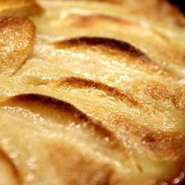 Рецепт Яблочного тарта с карамельным кремом