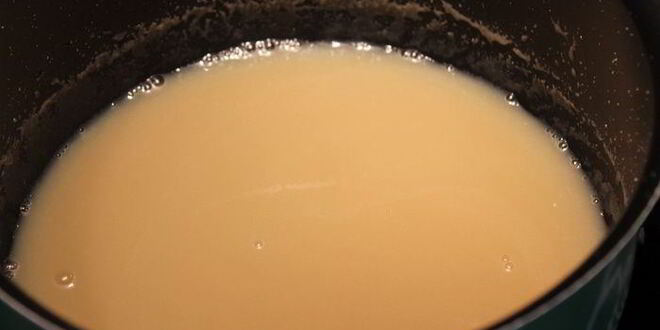 Рецепт яблочного тарта с карамельным кремом