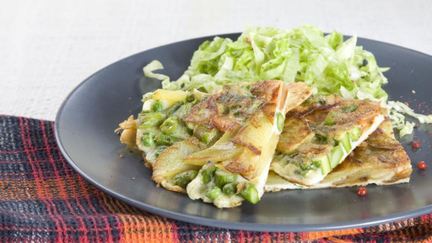 Рецепт Тортильи с весенними овощами