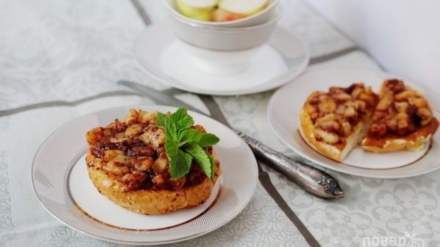 Рецепт французских тостов с яблоками