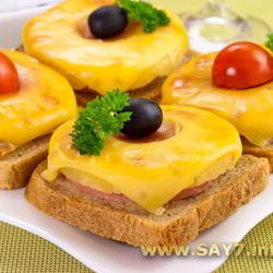 Рецепт Гавайских тостиков