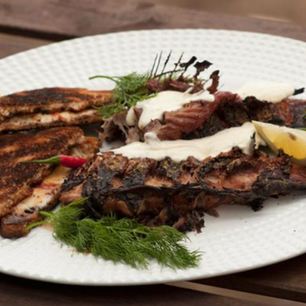 Рецепт Копче ные караси с томатными тостами