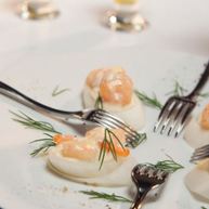 Рецепт Луковых тостов с креветками