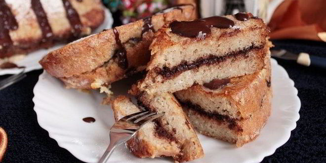 Рецепт шоколадных французских тостов