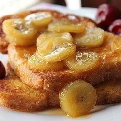 Рецепт Тостов с бананом и карамелью