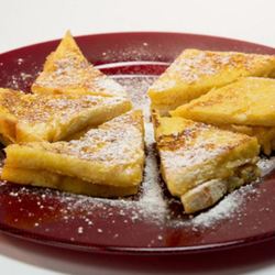 Рецепт Тостов с бананом и сыром