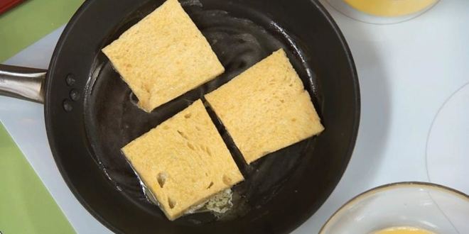 Рецепт тостов с бананом и сыром