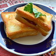 Рецепт Тостов с плавленным сыром и копченой колбасой