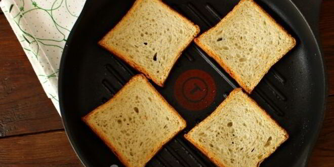 Рецепт тостов с ветчиной и сыром