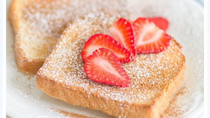 Рецепт запеченных французских тостов с клубникой