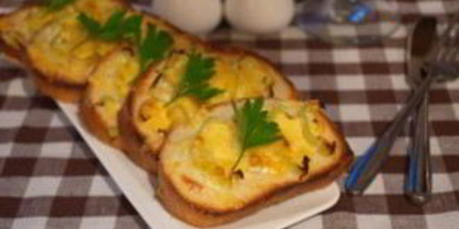 Рецепт запеченных тостов с паприкой