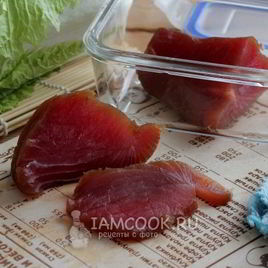 Рецепт Тунца маринованного