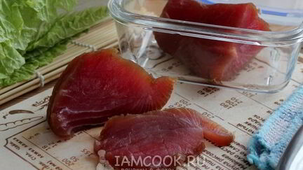 Рецепт Тунца маринованного