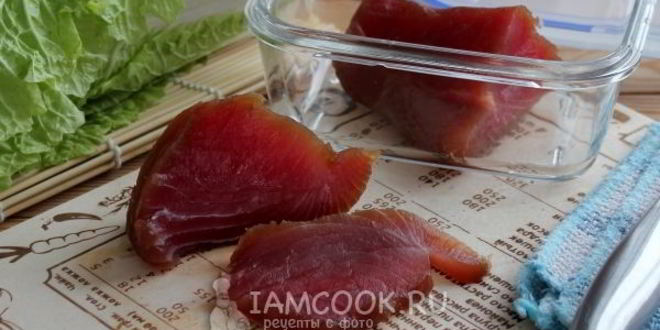 Рецепт тунца маринованного