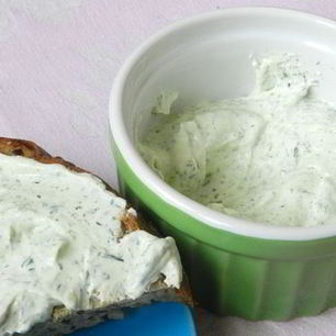 Рецепт Творожного сыра с зеленью