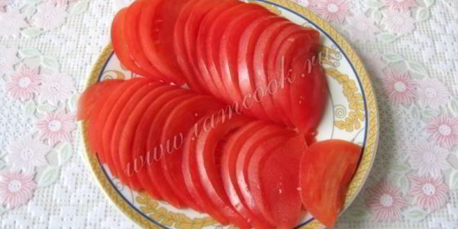 Рецепт веера из баклажанов