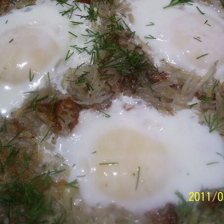 Рецепт Глазуньи Гнездышко