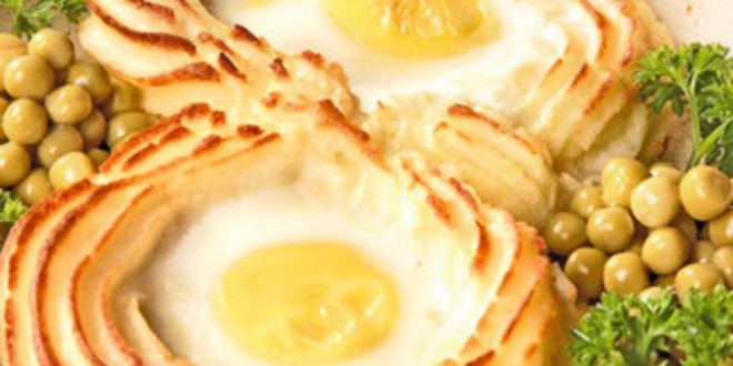 Рецепт глазуньи в кольце