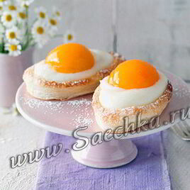 Рецепт Пирожного Яичница