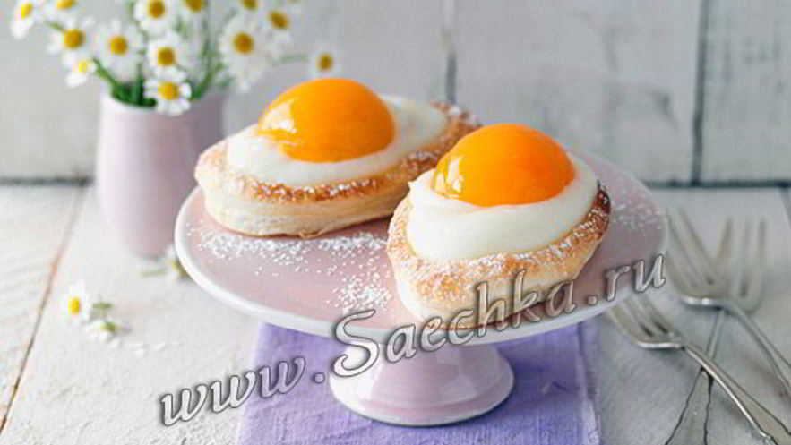 Рецепт пирожного яичница