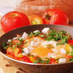 Рецепт Шакшуки с сыром фета