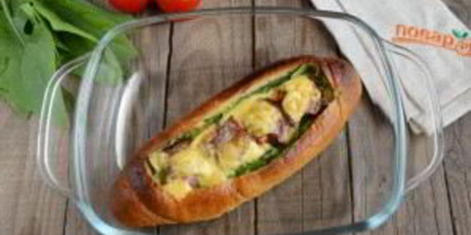 Рецепт сказочной булки с яичницей внутри