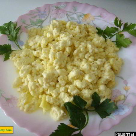 Рецепт Яичницы болтунья на завтрак