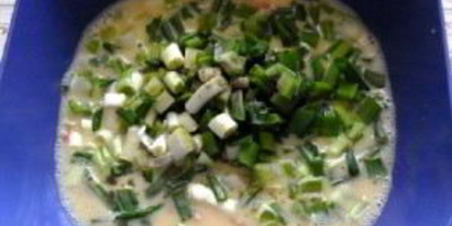 Рецепт яичницы на кефире