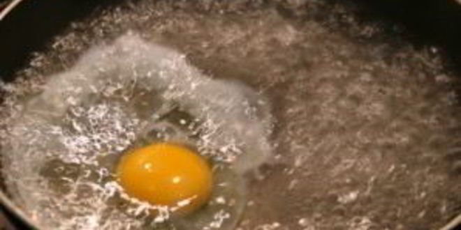 Рецепт яичницы на воде