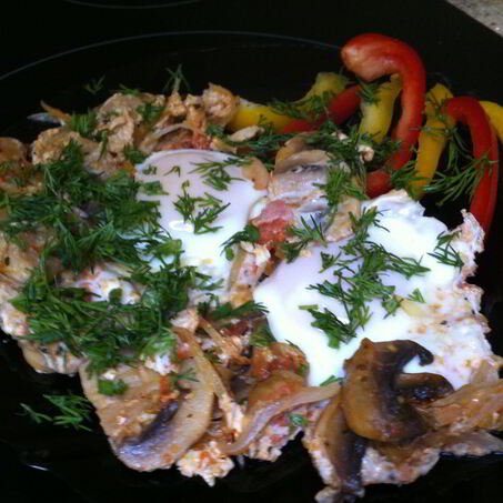 Рецепт Яичницы по-болгарски