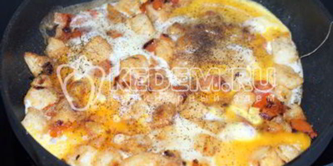 Рецепт яичницы по-французски