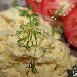 Рецепт Яичницы с луком