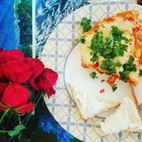 Яичница с помидорами по-азербайджански