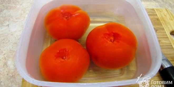 Рецепт яичницы с помидорами