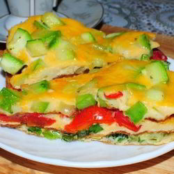 Рецепт Яичницы с зеленью