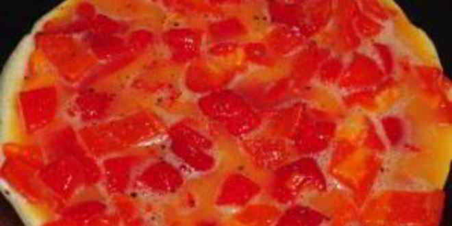 Рецепт яичницы с зеленью