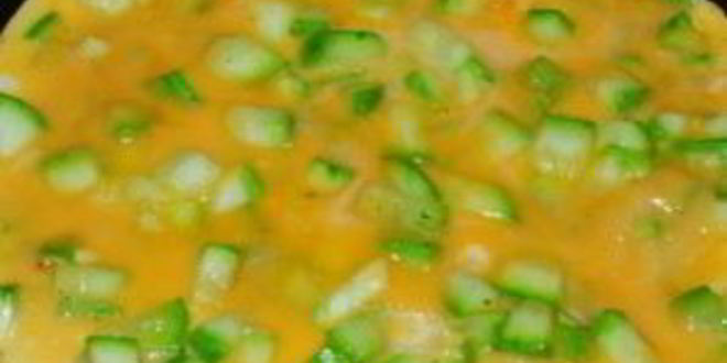 Рецепт яичницы с зеленью